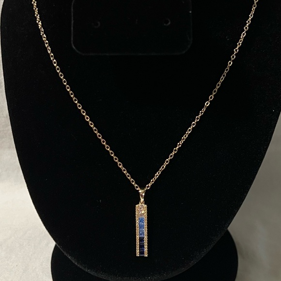 💎BRAND NEW💎 VINCE CAMUTO Tricolor Stone Pendant Necklace - Picture 2 of 11